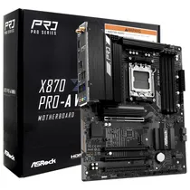 Placa Mae Asrock X870 Pro-A Wi-Fi Socket AM5 / DDR5