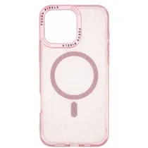 Capa Cisen Magnetico para iPhone 16 Pro Max - Pink Transparent