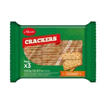 Mazzei Galletitas Crackers Salvado 450G  Mazzei Gall...