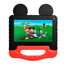 Tablet Multilaser NB627 Mickey 64GB/ 4GB/ Adr.13/ 7" Wifi/ BLK/ Red  Tablet Mult...