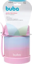 Pote Térmico com Colher Buba - 17240 (Degrade Rosa)