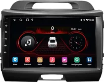 Multimídia Hetzer H-Pro Android 13 Tela de 9" Kia Sportage 2011/15 (s/Canbus)
