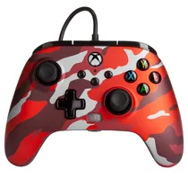 Controle Powera Enhanced Wired para Xbox Series X / s - Red Camo (PWA-A-02492)