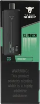 Vape Descartável The Black Sheep Slim 10K Fresh Mint - 10000 Puffs