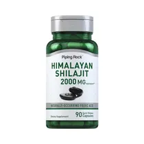 Suplemento Piping Rock Shilajit Extract 2000MG 90 Cápsulas