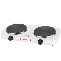 Fogão Elétrico Smartfy FG04W 2000W 220V 2 Bicos - White