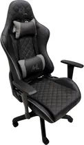 Cadeira Gaming Mtek MK01 (Ajustável) Cinza/Preto