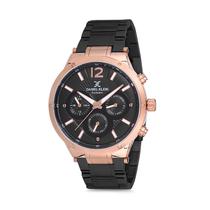 Relogio Analogico Masculino Daniel Klein Exclusive DK12137-6 - Prata e Rosa Ouro