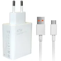 Xiaomi Cargador Fuente Fast Charger MDY-12-Eh 67W USB-A c/Cable White