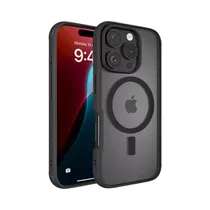 Estuche Protector para iPhone 16 Pro Max Spigen ACS08507 Negro Transparente