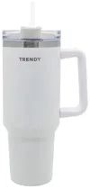 Copo Térmico Trendy 17513 1.2L - Branco