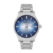 Relógio Analógico Masculino Daniel Klein Premium DK.1.12632-2 - Prata/Azul