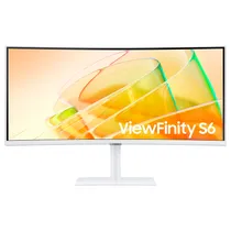 Monitor Samsung Viewfinity S65TC LS34C654TAN 34" Uwqhd Curvo LED 100HZ / 5MS - Branco
