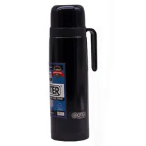 Garrafa Termica Coter de Aço Inoxidavel de 1 Litro - Preto