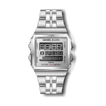 Relógio Digital Masculino Daniel Klein D:Time DK.1.12274-1 - Prata