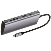 Hub Hye USB-C HYEHU71 7 Em 1 3XUSB,1XSD,1XMSD,1XPD,1XHDMI
