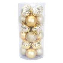 Bola de Natal Mate - Brilhante - Purpurina 6CM