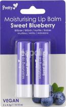 Balsamo Labial Pretty Moisturising Sweet Blueberry 43G - 2 Unidades