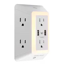 Tomada Eletrico Forza USB FWT-6201USB 110V/220V
