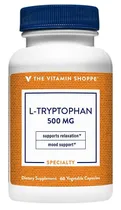 The Vitamin Shoppe L-Tryptophan 500MG (60 Cápsulas Vegetais)