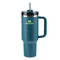 Copo Térmico Stanley The Flowstate Quencher H2.0 Tumbler 10-10825-501 - 1.18L - com Canudo - Coastal Teal