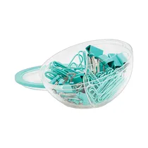 Kit de Sujetadores Y Clips de Papel Tilibra Aqua 324940  Kit de Suje...
