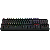 Teclado Gaming Mecânico Inglês Redragon Mitra K551RGB-1 USB com Iluminação RGB - Preto
