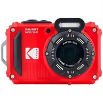 Câmera Fotográfica Kodak Pixpro WPZ2 16MP Full HD de 2.7" com Wi-Fi - Vermelho