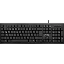 Teclado FTX FTXK4 USB - Preto (Português)