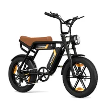 Bicicleta Elétrica Bluhan BK29 - 500W - 25KM/H - 20" - Até 120KG - Marrom