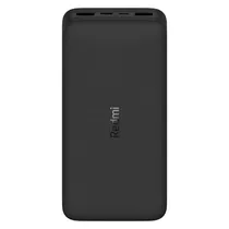 Carregador Portátil Xiaomi Mi PB200LZM 20000MAH + Cabo - Preto