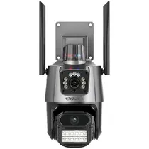 Câmera IP Satellite A-CAM009D HD com Wi-Fi - Preto/Cinza