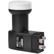 LNB Gosat GS-2134 com 4 Saídas - Preto/Branco