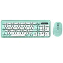 Teclado FTX Wireless/Bluetooth + Mouse FTXGK02 Português - Verde