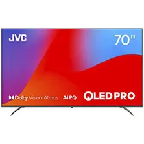 TV Smart JVC LT-70KM858 70" Ultra HD / 4K / Qled Pro / Google TV - Preto