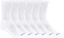Meias Crew Socks Skechers Unisex S104981-105 (6 Pares)