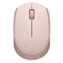 Mouse Logitech M170 - Sem Fio - 1000 Dpi - 3 Botões - Rosa