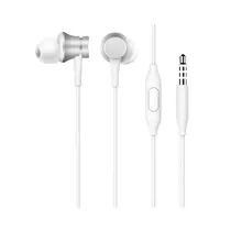 Fone de Ouvido Xiaomi Mi In-Ear Headphones Basic HSEJ03JY com Microfone - Prata