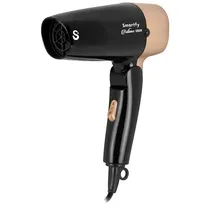Secador de Cabelo Smartfy Brillance SM11 1.250 Watts Bivolt - Preto/Dourado