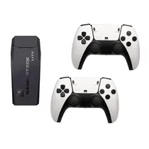 Consola Game Stick Gamepad M8 Pro / 4K / Ultra HD com 2 Controles / 2.4GHZ - Branco