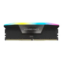 Memória Corsair Vengeance RGB, DDR5 16GB, 5200MHZ, C/DissiPador, para Intel, CMH16GX5M1B5200C40, Preto