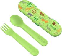 Kit Talher Bentgo Kids Utensil Set - Bgkdutpl-Saf Safari