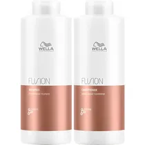 Kit Wella Fusion Intense Repair Shampoo 1L + Condicionador 1L