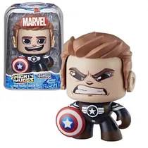 Boneco Hasbro Marvel Mighty Muggs Captain America E2122