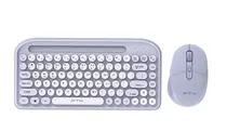 Teclado/Mouse BT/Wir FTX FTXGK01 Portugues Pop Lila D  Teclado/Mou...