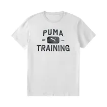 Remera Puma 526568A03 Graphics Train Logo Relaxed Masculino