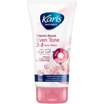 Sabonete Líquido Facial Karis Vitamin Boost Even Tone 3 Em 1 - 150ML