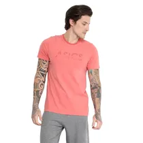Asics Remera SS Logo MRB3993.602 Masculino (T)GG Tee Red Alert