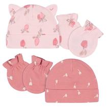 Gerber Set Gorras Y Guantes CEREZA-0-6M