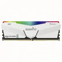 Mem DDR4 16GB 3600 Keepdata Dragonfly c/ Diss RGB KDHRGB36C18W/16 White